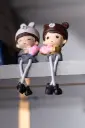 Adorable Resin Couple Decorative Figurines – Perfect for Love & Friendship Gifts