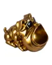 Bulldog Decorative Figurine with Open Mouth
