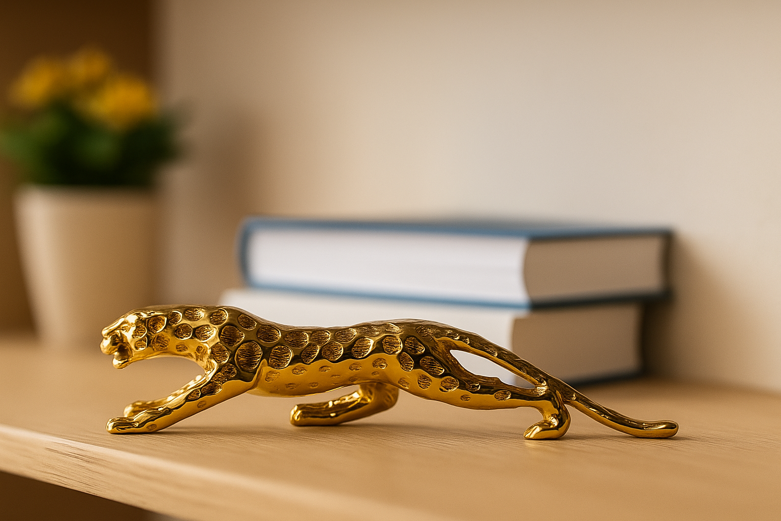 Gold Plated Jaguar Panther Figurine Gold Plated Jaguar Panther Figurine – 25 cm - Image 6