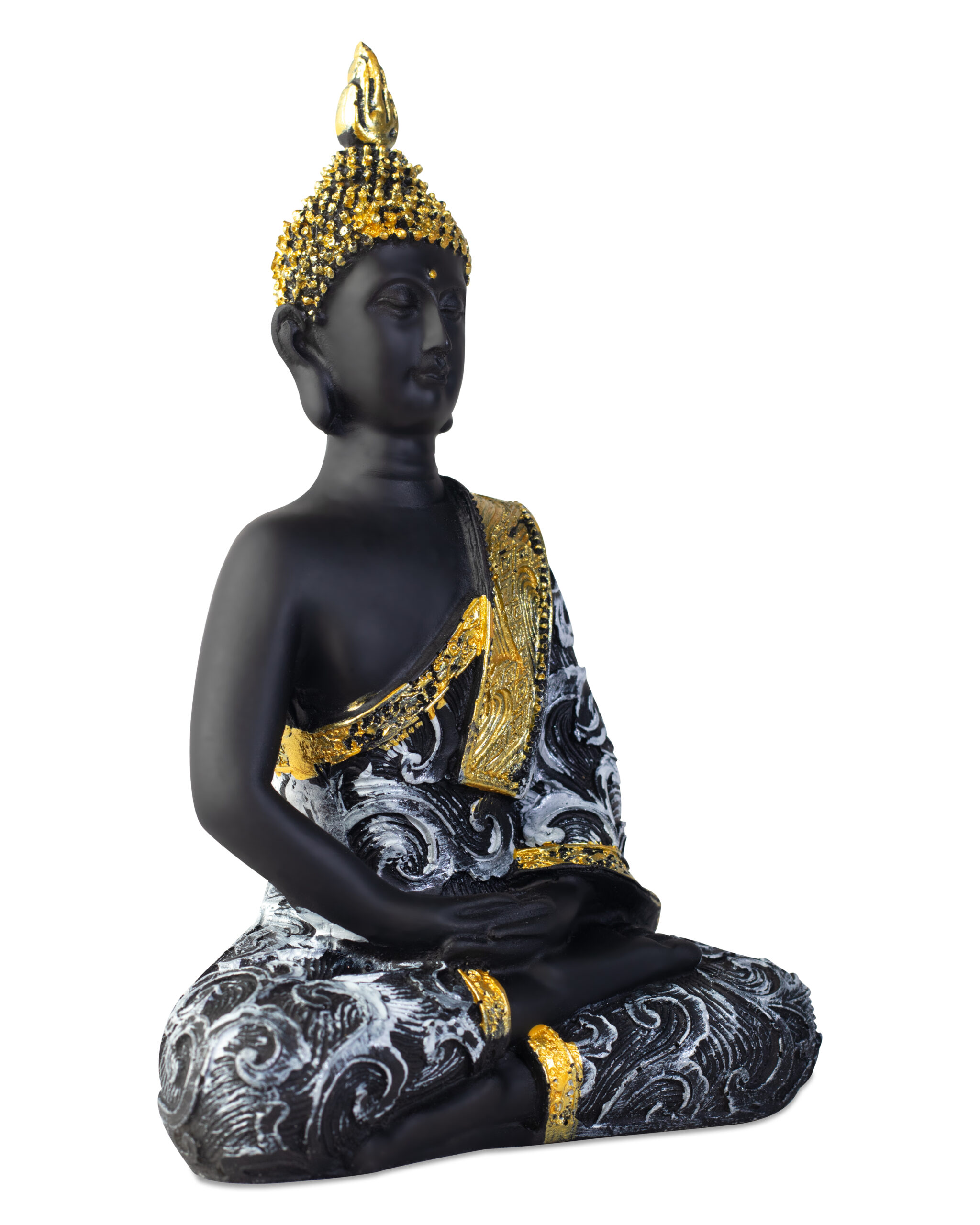 Premium Resin Gautam Buddha Showpiece – 23 cm Handcrafted Idol for Home Décor, Meditation & Gift premium resin gautam buddha showpiece – 23 cm handcrafted idol for home décor, meditation & gift