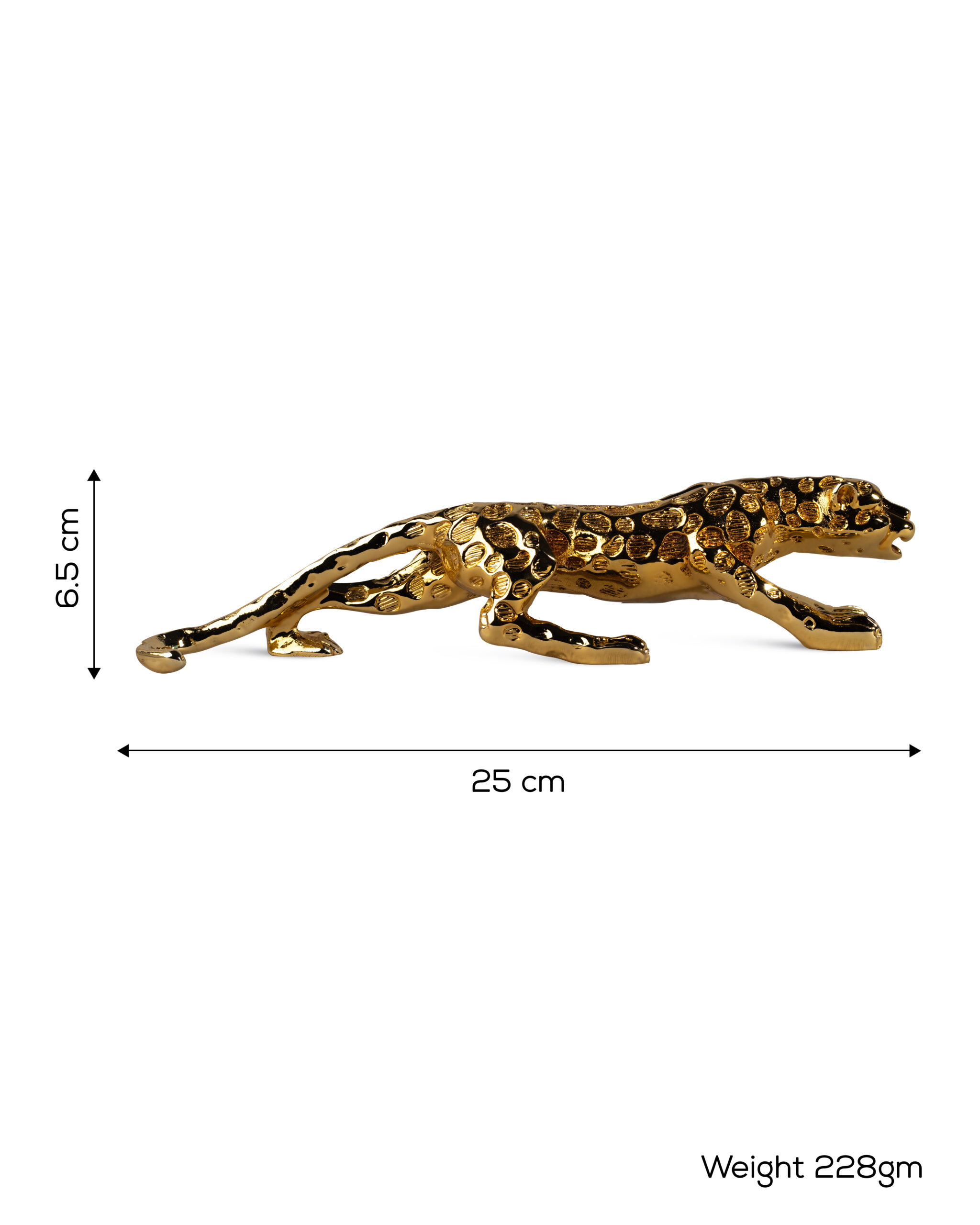 Gold Plated Jaguar Panther Figurine Gold Plated Jaguar Panther Figurine