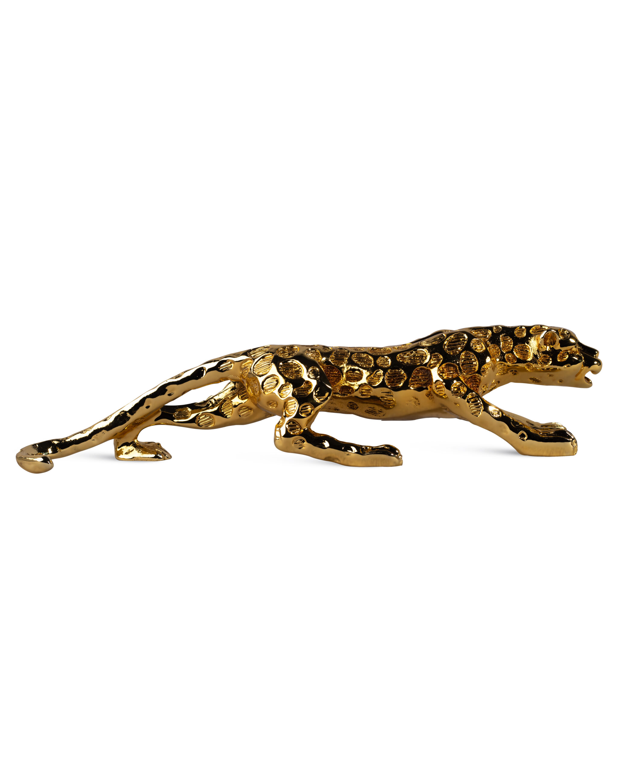 Gold Plated Jaguar Panther Figurine Gold Plated Jaguar Panther Figurine