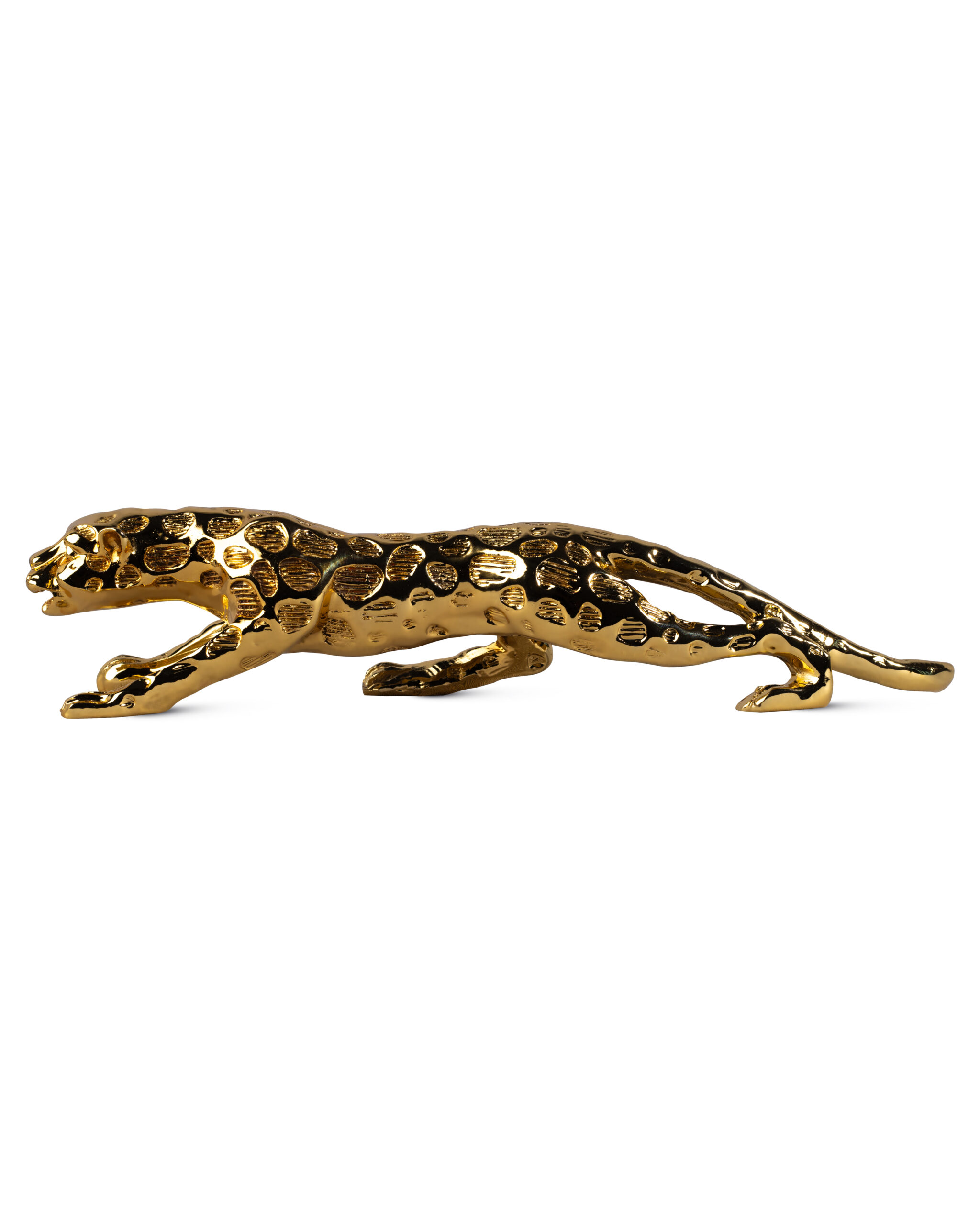 Gold Plated Jaguar Panther Figurine Gold Plated Jaguar Panther Figurine