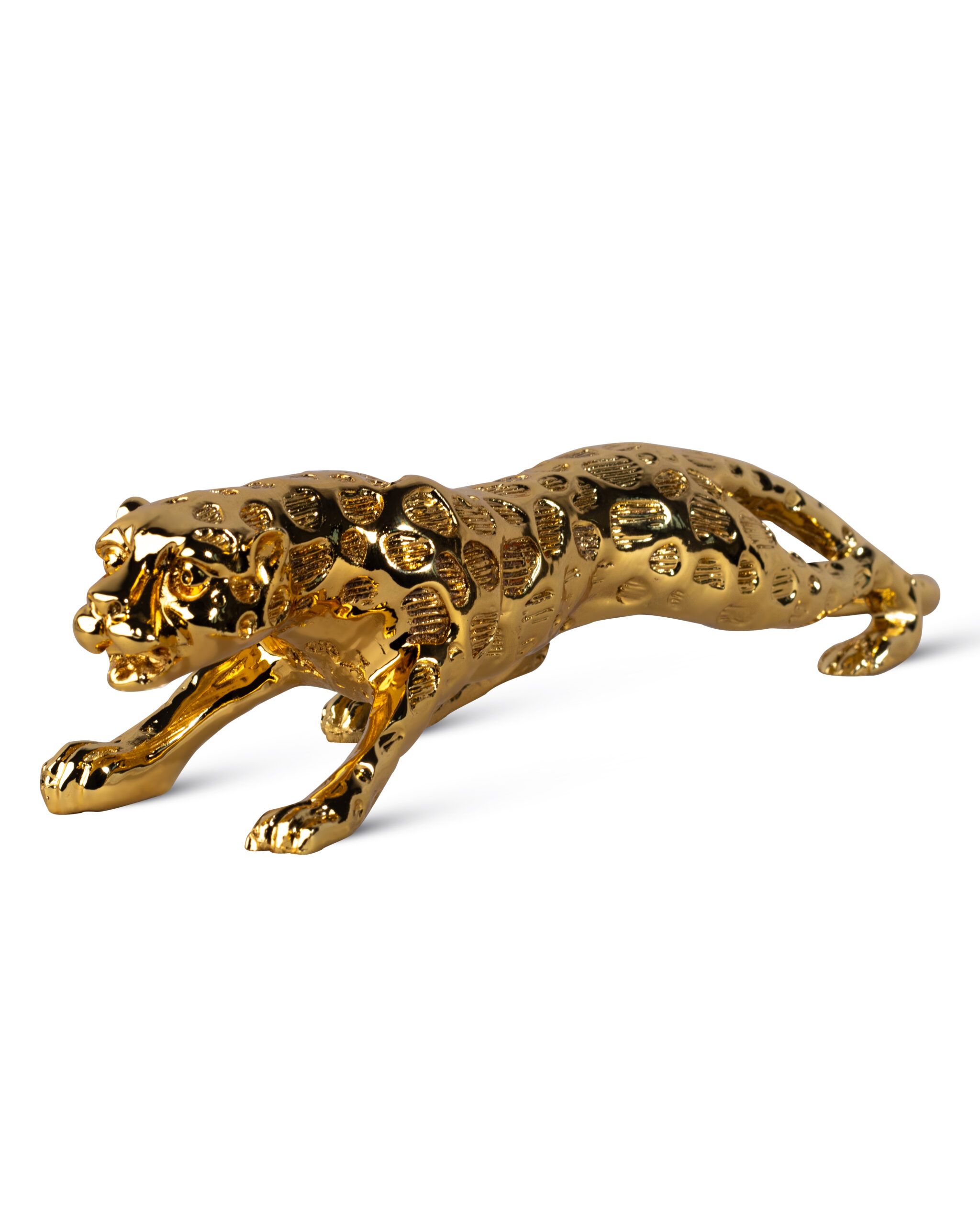 Gold Plated Jaguar Panther Figurine Gold Plated Jaguar Panther Figurine