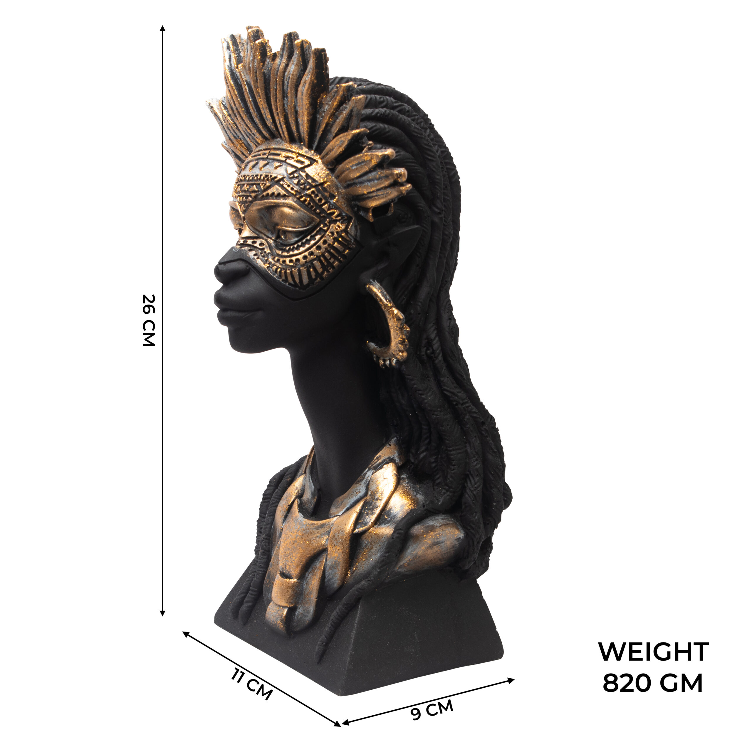 royal african tribal queen bust royal african tribal queen bust
