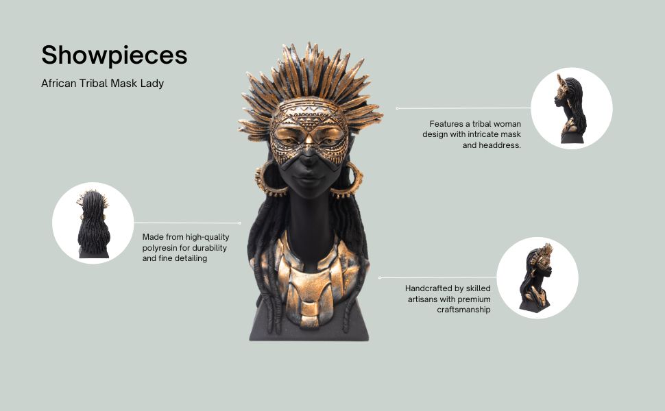 royal african tribal queen bust royal african tribal queen bust
