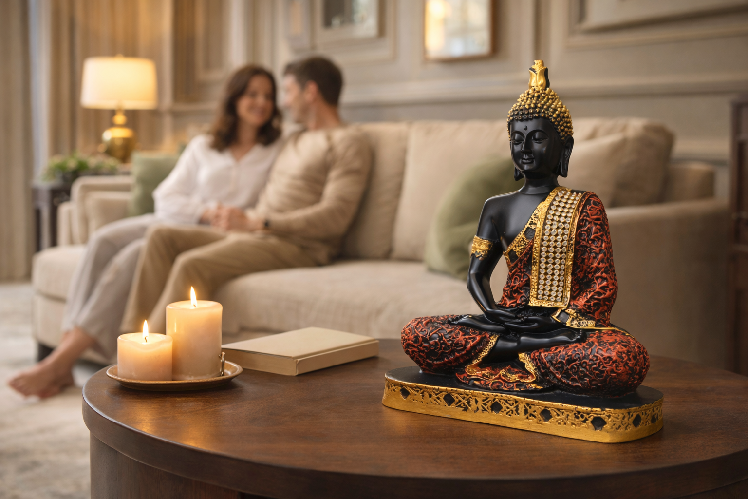 Start Fount Golden Gautam Buddha Statue Start Fount Golden Gautam Buddha Statue