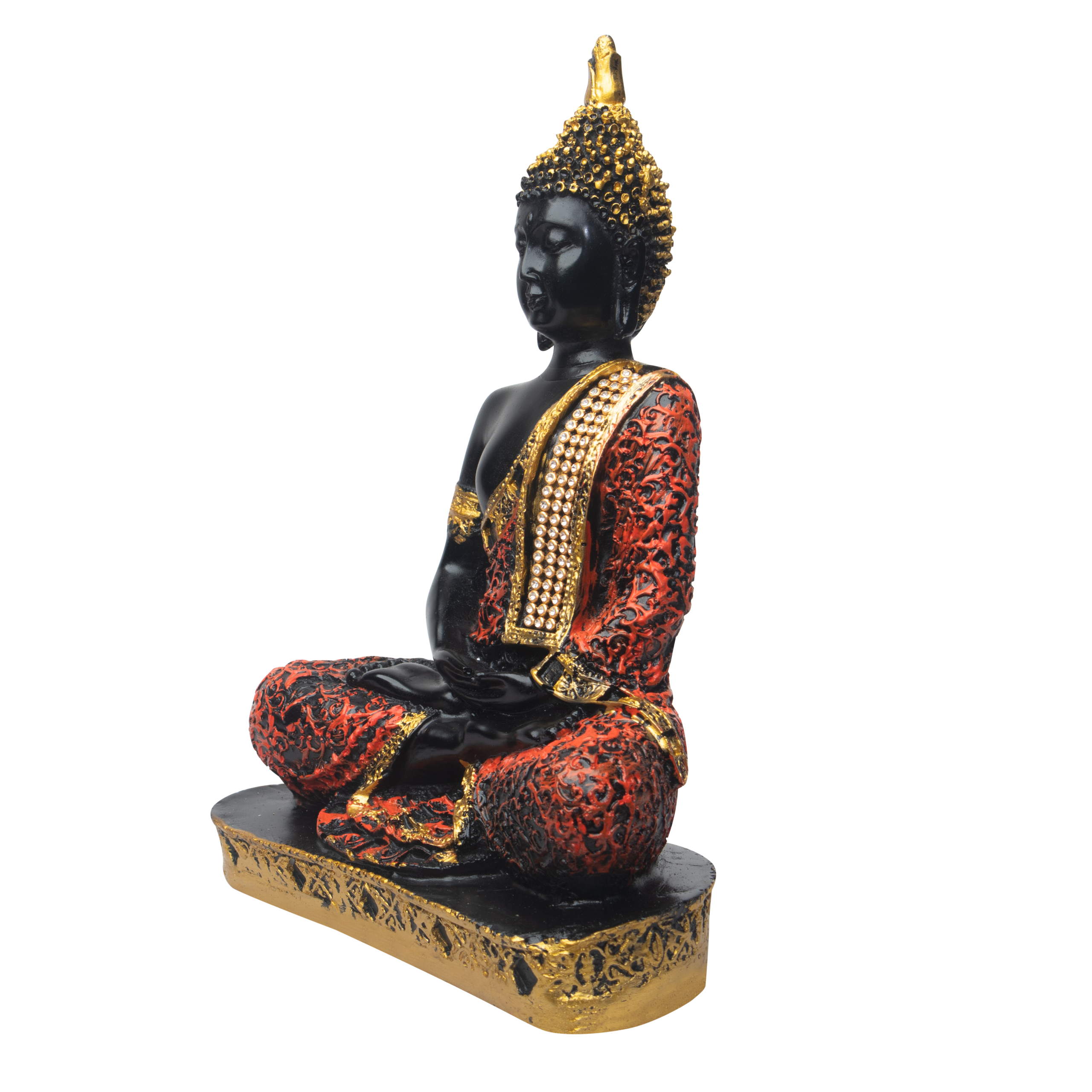 start fount golden gautam buddha statue for home décor | polyresin meditating buddha showpiece for living room, office & home entrance | buddha statue for home vastu & house warming gifts (23 cm) start fount golden gautam buddha statue for home décor | polyresin meditating buddha showpiece for living room, office & home entrance | buddha statue for home vastu & house warming gifts (23 cm)